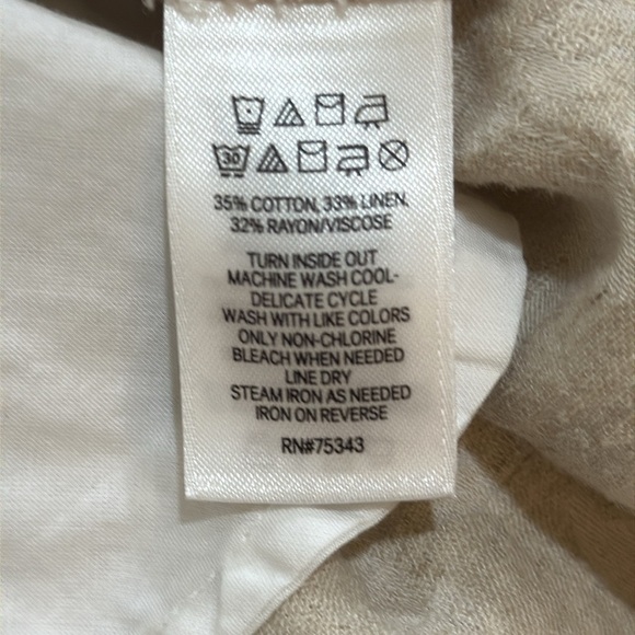 RACHEL ZOE Linen Blend Jacquard Mini Dress sz XL - Picture 7 of 7